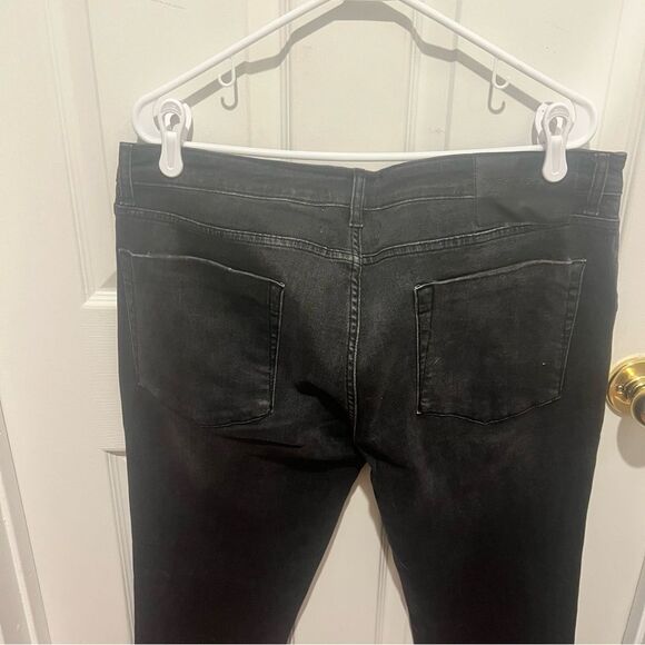 One Teaspoon Freebirds Low Waist Stretch Skinny Denim Jeans - Black sz 36 NWT - Picture 15 of 16